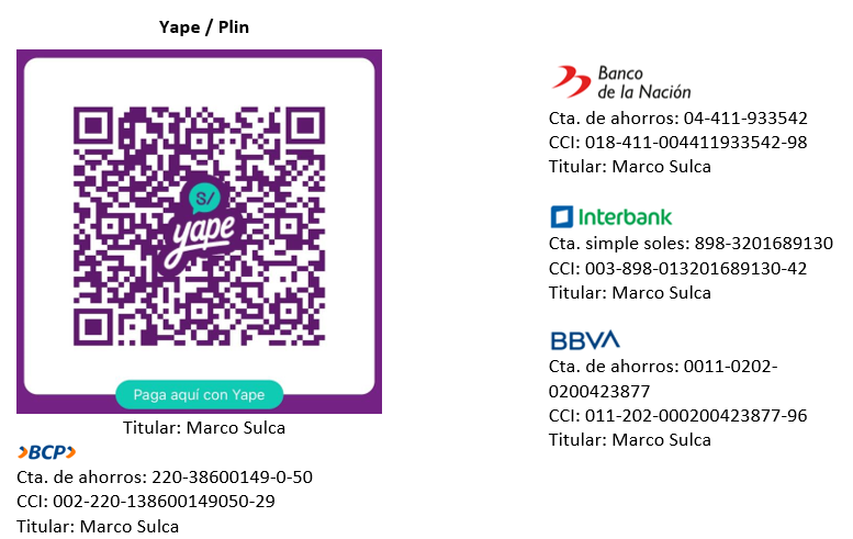 Cuentas de pago